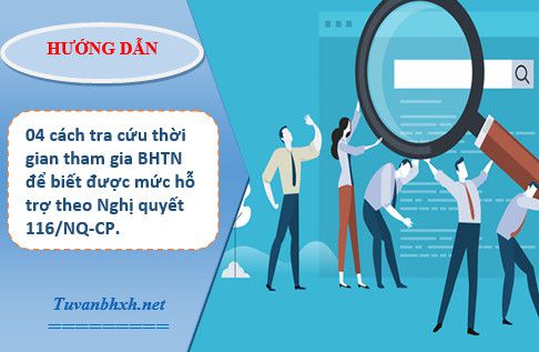 04 cách tra cứu quá trình tham gia BHTN để biết mức hỗ trợ theo NQ 116