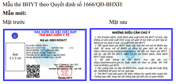 Bhxh Tp Hồ Chí Minh, Thực Hiện In, Cấp Thẻ Bhyt Theo Mẫu Mới Từ Ngày  11/02/2022 - Tuvanbhxh