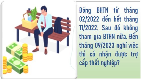 Đóng BHTN 10 tháng, sau đó không tham gia, rồi nghỉ việc. Có đủ điều kiện nhận thất nghiệp?