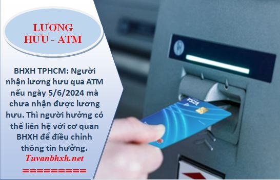nhận được lương hưu qua ATM 